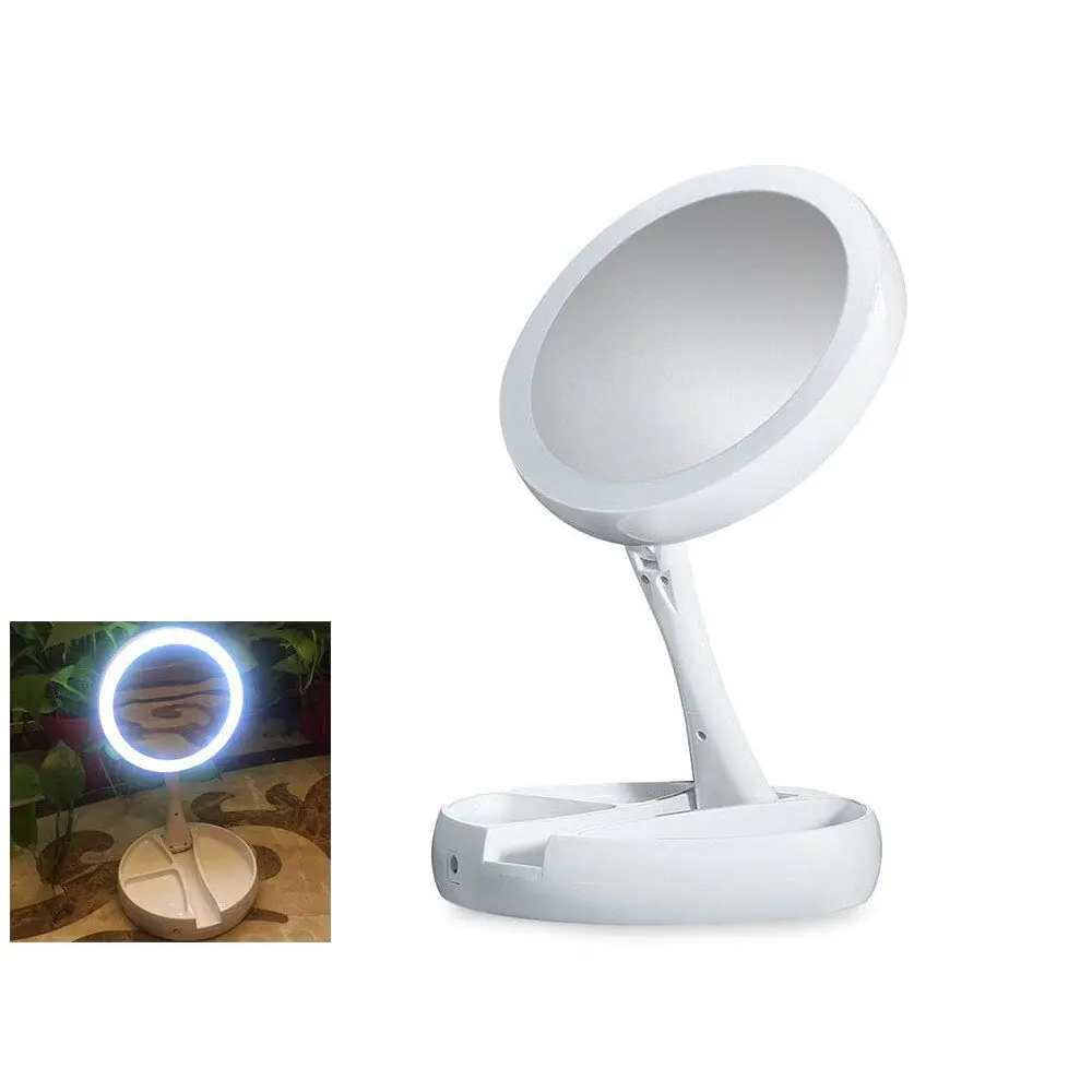 Led Козметично огледало, въртящо се