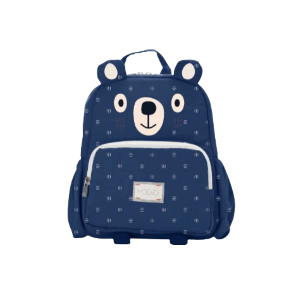 8746 Nuvita раница памучна 25x30x13 cm Orso синьо Мече, (35945143)