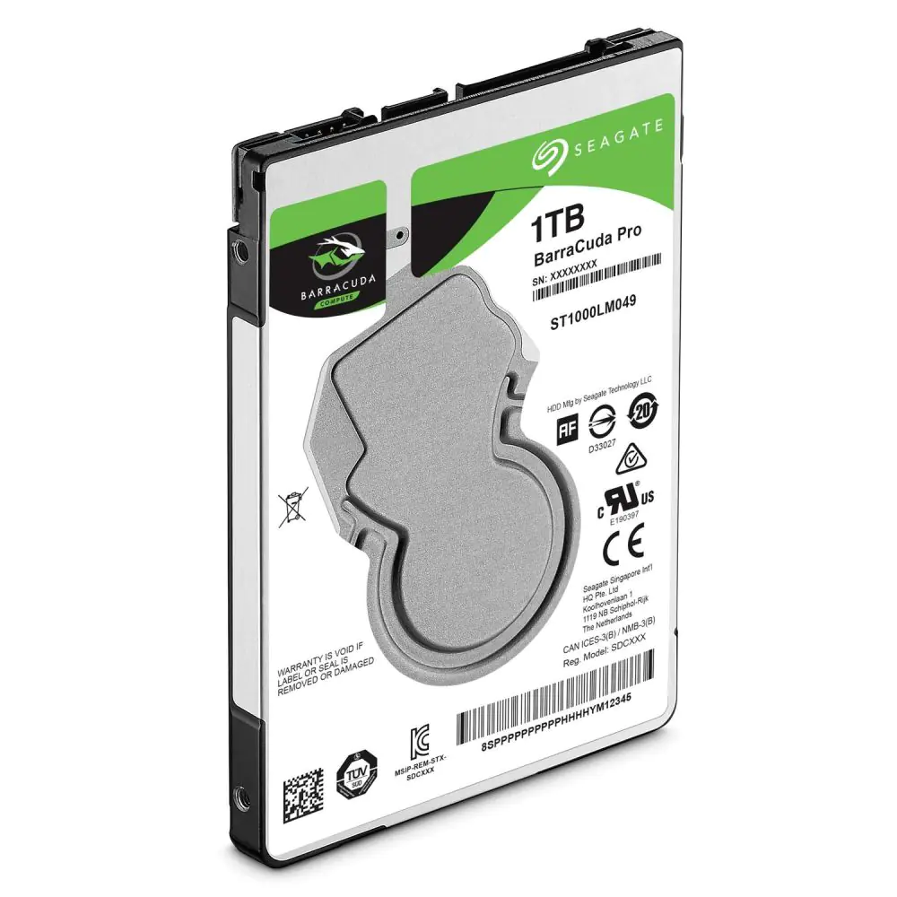 Хард диск за лаптоп SEAGATE BarraCuda, 1 TB, 128MB, SATA 6Gb/s, ST1000LM049, (35933566)