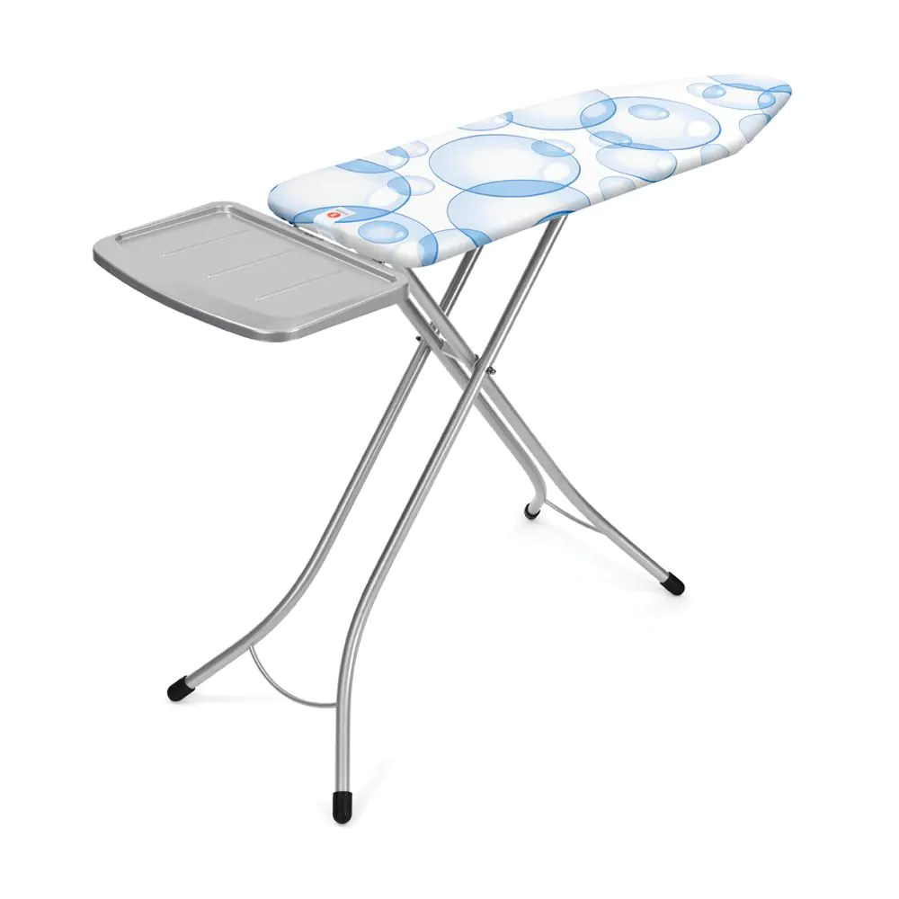Маса за гладене Brabantia B 124x38cm с поставка за парогенератор, PerfectFlow Bubbles, (35940964)