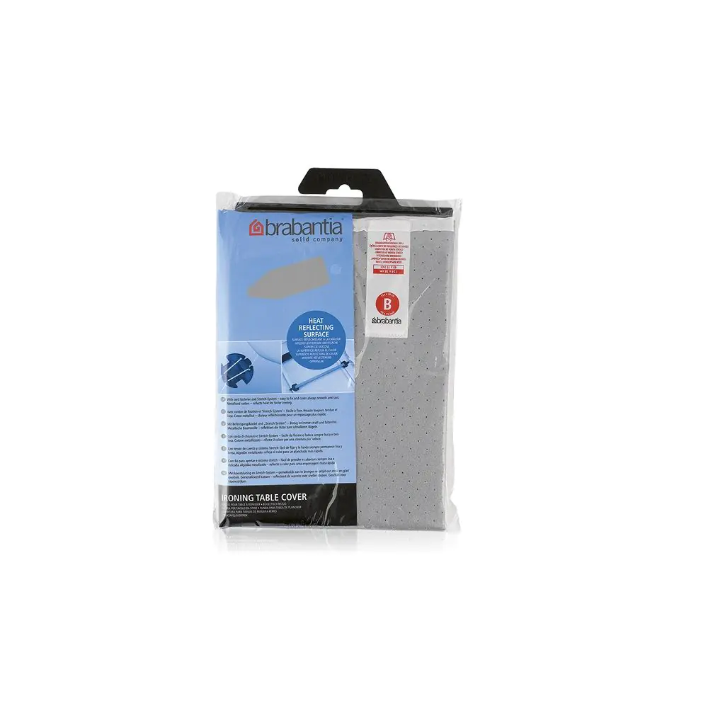 Калъф за маса за гладене Brabantia B 124x38cm, 2mm, Metallised, (35940758)