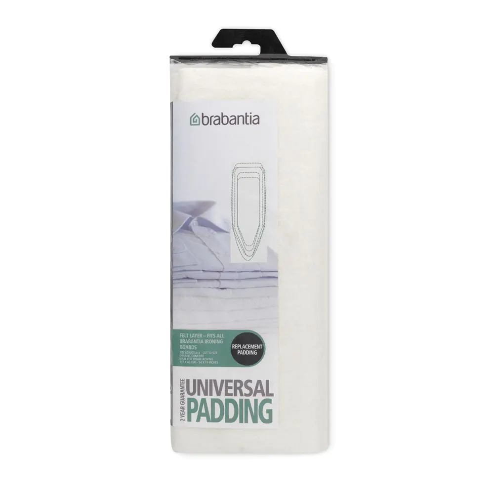 Постелка филцова Brabantia White 135x49cm, универсална, (35941023)