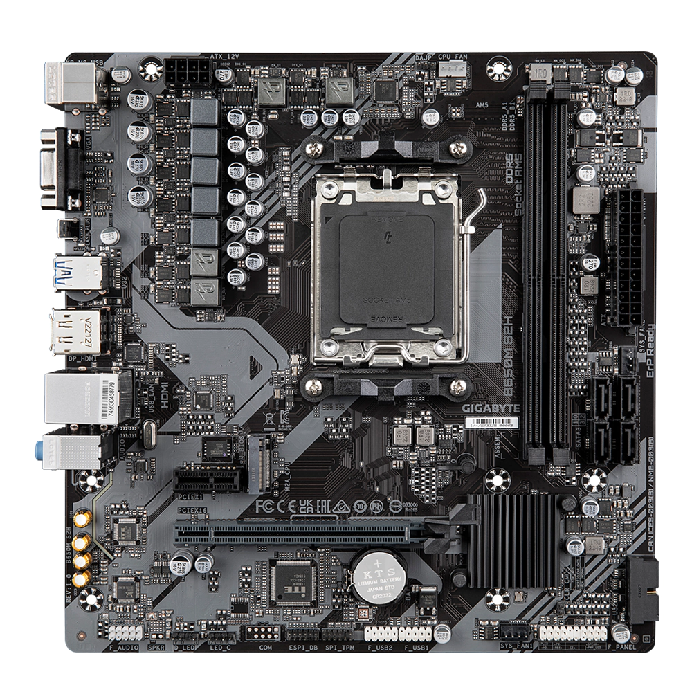 Дънна платка GIGABYTE B650M S2H socket AM5, (35937033)