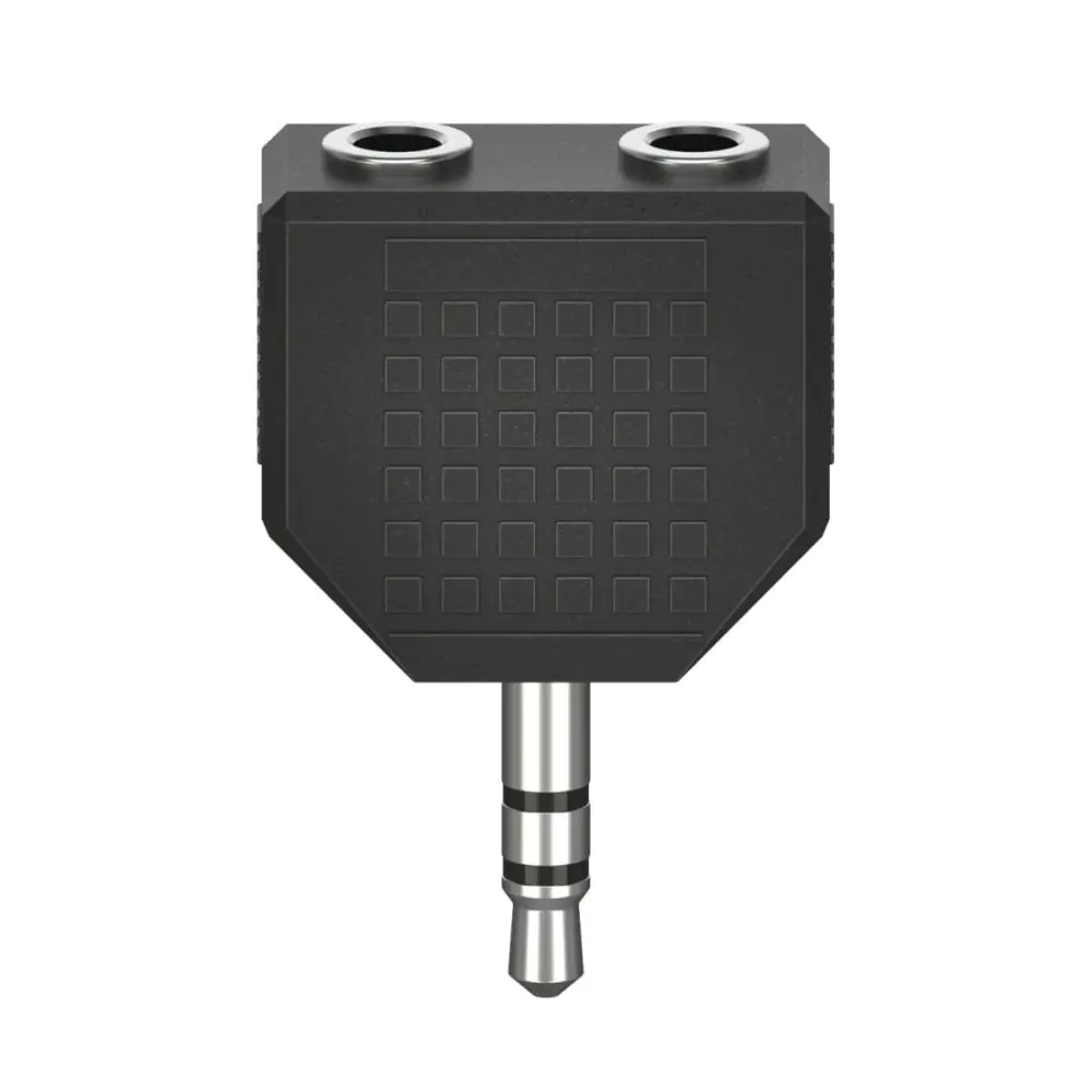 HАМА Аудио адаптер, 3.5 mm жак - 2 x 3.5 mm жак женско, стерео, (35939602)
