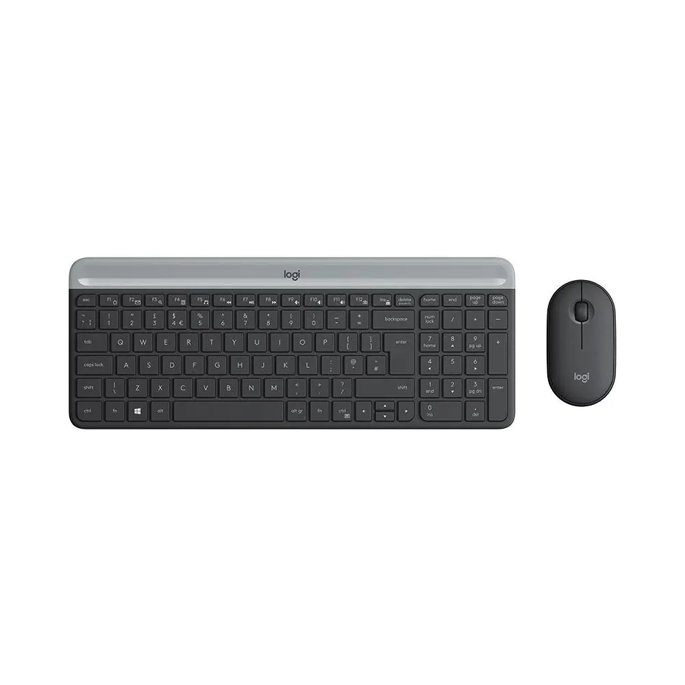 Kомплект безжични клавиатура с мишка Logitech MK470, (35933669)