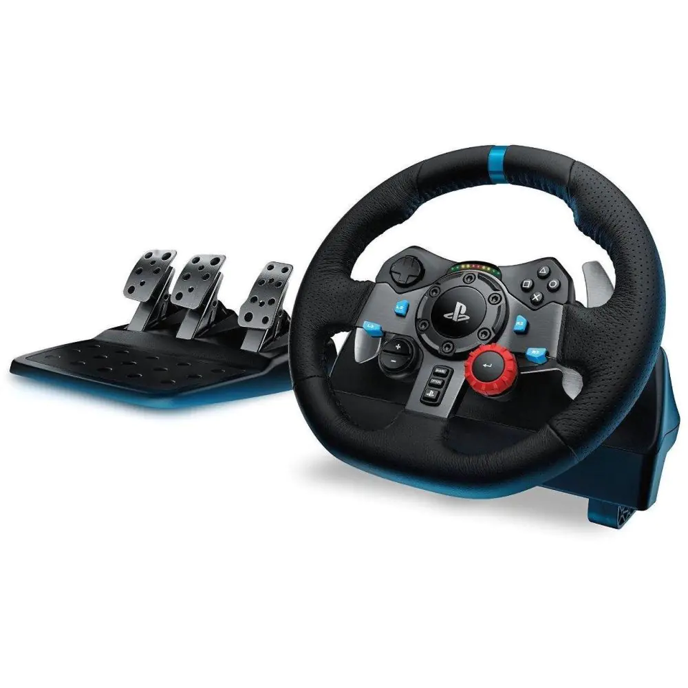 Волан Logitech Driving Force G29 PS3/PS4/PC, Черен, (35933111)