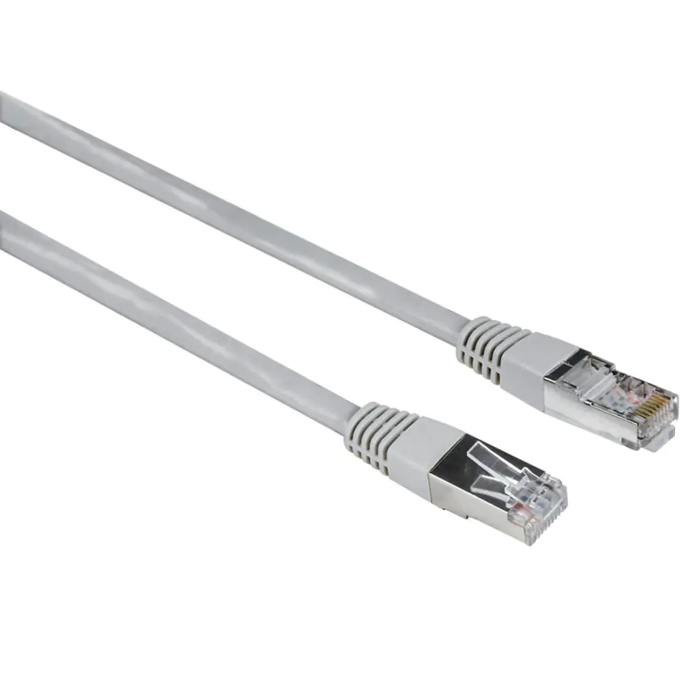 Мрежов кабел HAMA,CAT 5e, FTP/UTP, RJ-45 - RJ-45, 20 м, екраниран, Сив, булк опаковка, (35934656)
