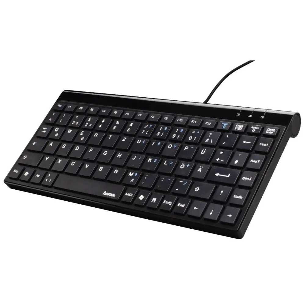 Мини клавиатура за лаптоп HAMA SL720, Черна, (35933294)