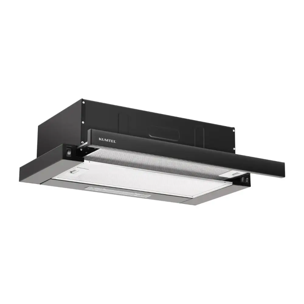 Абсорбатор за вграждане Kumtel DS6-905A S /310929/, два мотора, черен, (35950252)