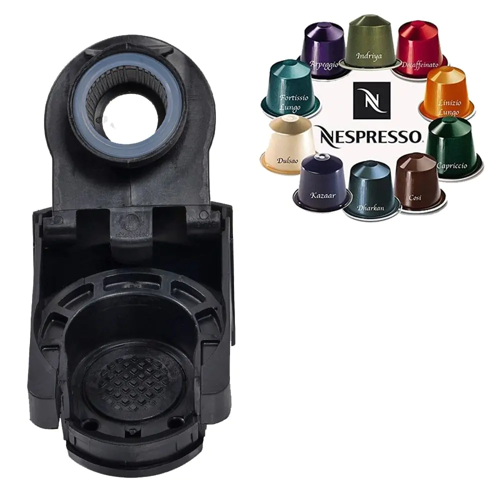 Адаптер за капсули NESPRESSO за еспресо машина ZEPHYR ZP 1171 K, Черен