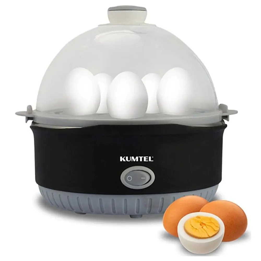 Яйцеварка Kumtel HEB-01, 350W, 7 яйца, черен, (20489)