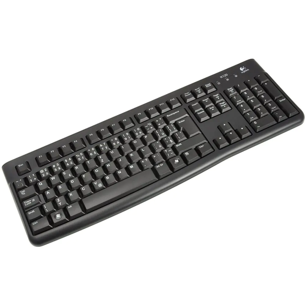 Стандартна клавиатура Logitech K120, OEM опаковка, (35933136)