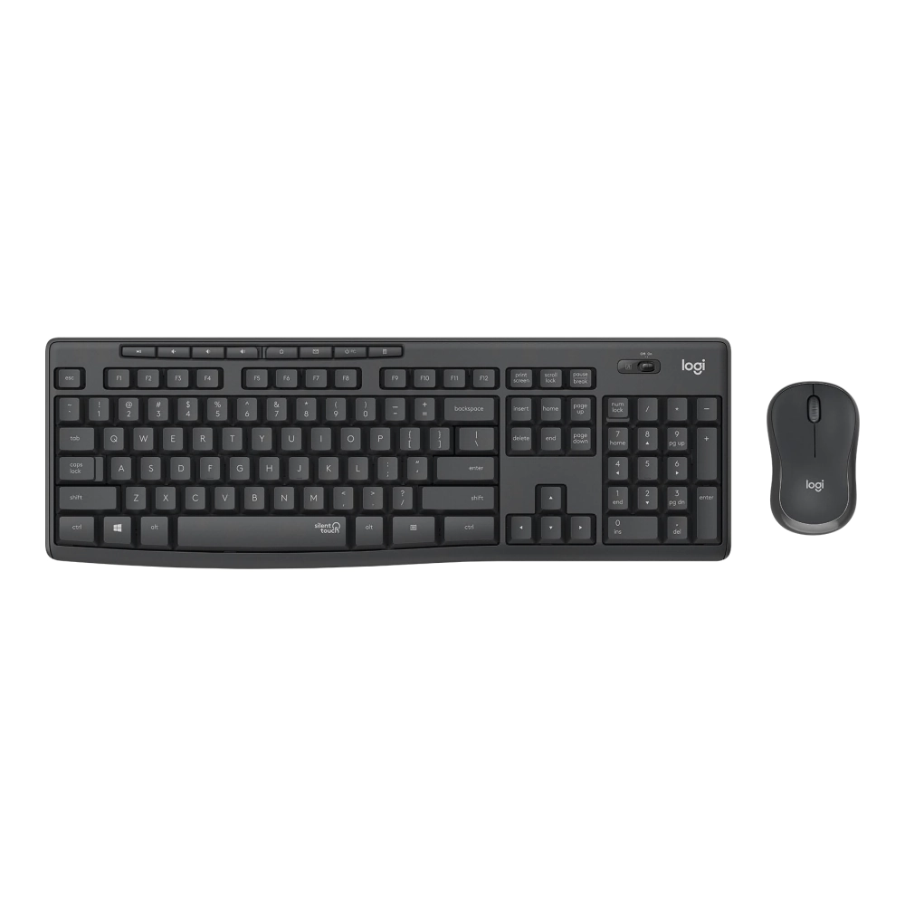 Kомплект безжични клавиатура с мишка Logitech MK295, (35934075)