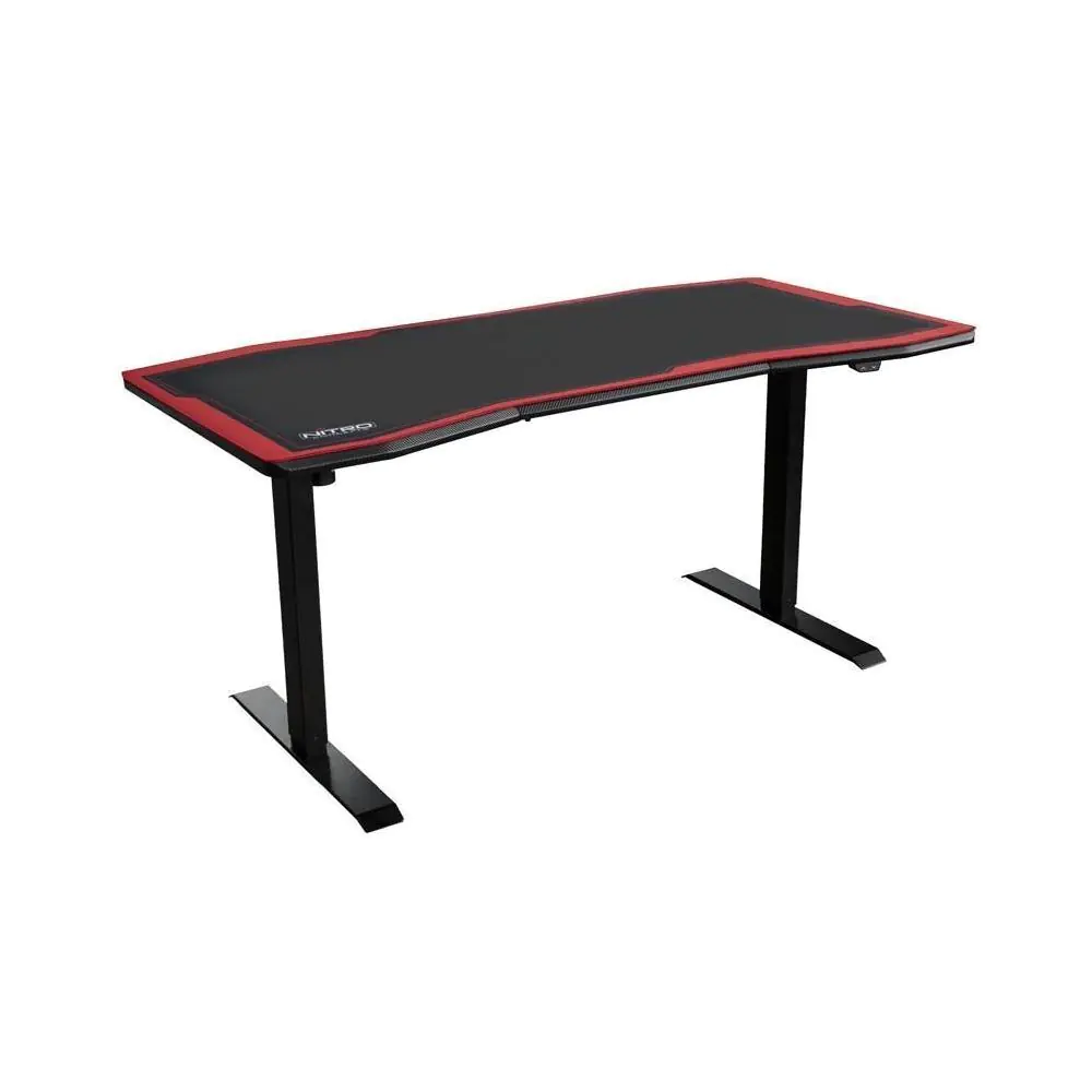 Геймърско бюро Nitro Concepts D16E, Carbon Red, Електрическо управление на височина, (35933994)