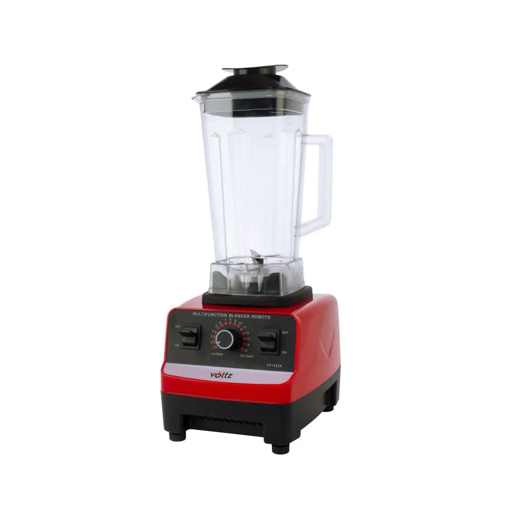 Блендер Voltz V51162A, 1000W, 2 л, 15 скорости, Мерителна скала,  Червен, (555V51162A)