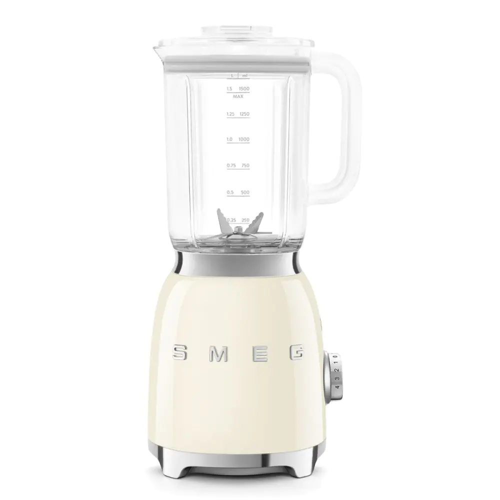 Блендер SMEG BLF03CREU, 50s Style, 1.5L кана, 800W, Кремав, (19975)