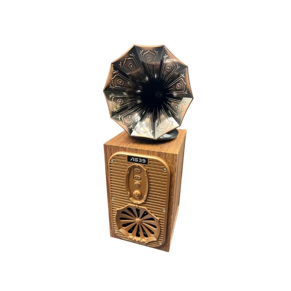 Bluetooth радио колонка Ashu AS39, 1x8W, 1200mAh, Кафяв, (35946294)