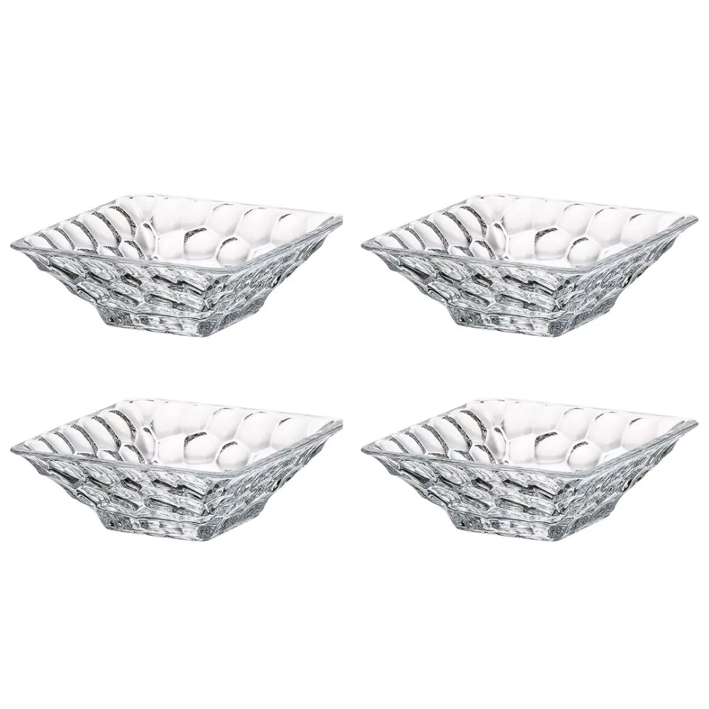 Комплект купички Bohemia Marble Bowl, 4 бр, 11 см, Кристалит