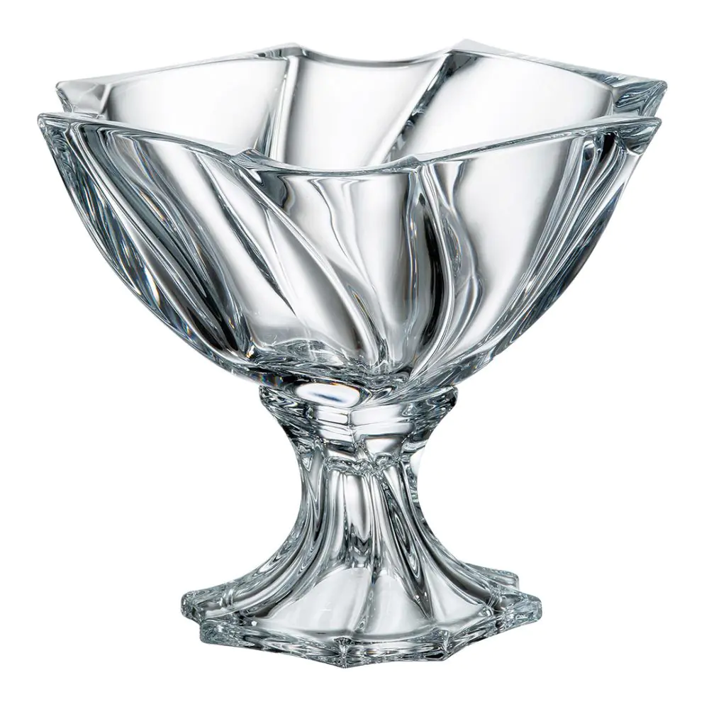Купа на столче Bohemia Neptune Ftd. Bowl, 25.5 см, Кристалит