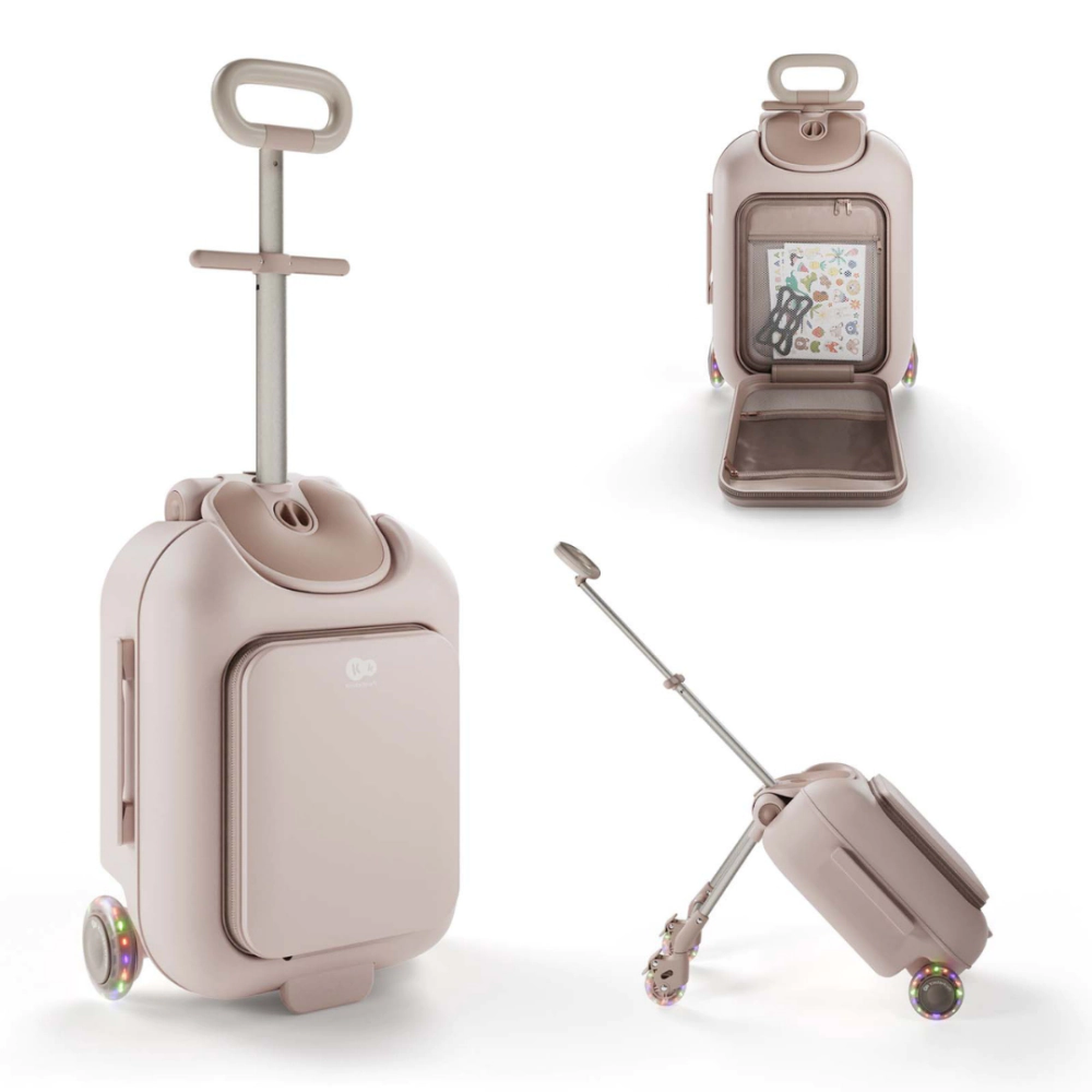 Куфар със седалка KINDERKRAFT CABBY, ROSE GOLD, (35949940)