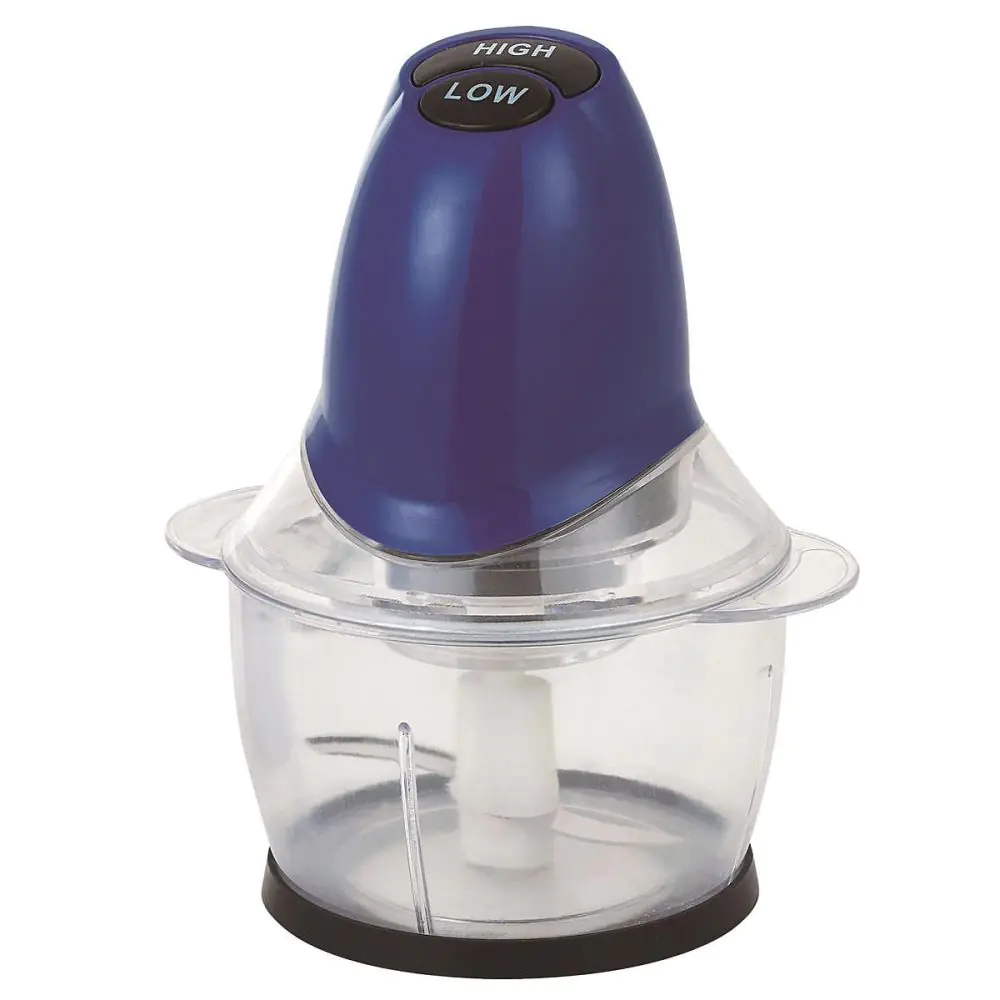 Чопър ELITE CH-1233BL, 300W, Стъклена купа 1 л, Син, (21265)
