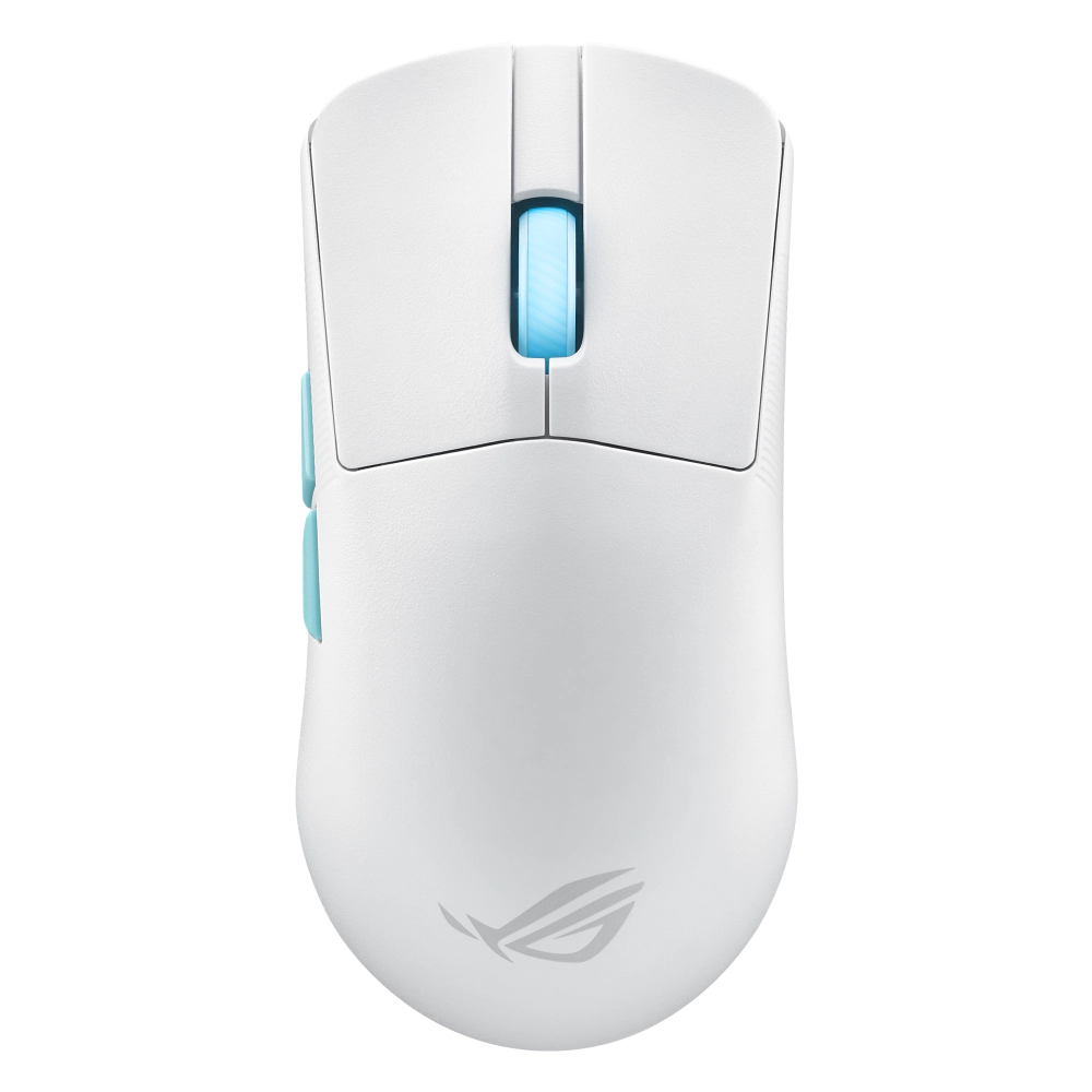 Геймърска безжична мишка ASUS ROG Harpe Ace Aim Lab Edition - White, (35939122)
