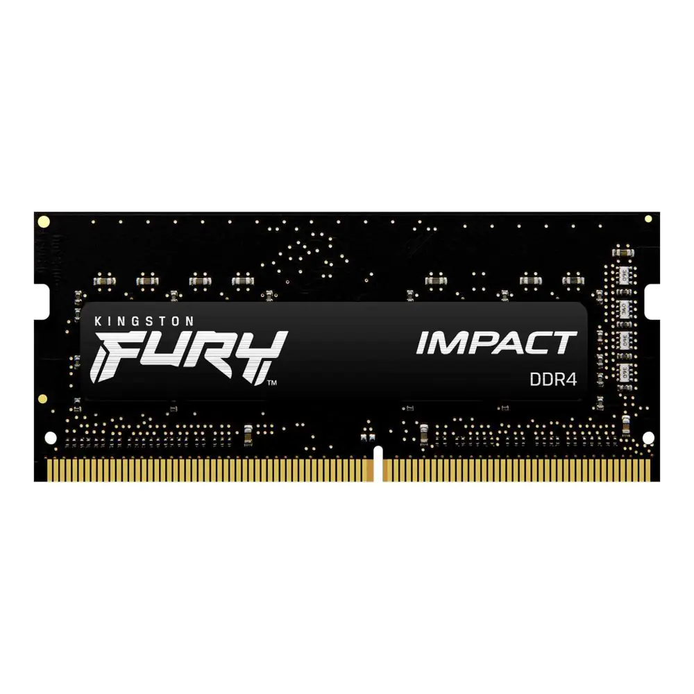 Памет Kingston FURY IMPACT 8GB SODIMM DDR4 PC4-25600 3200MHz CL20 KF432S20IB/8, (35934598)