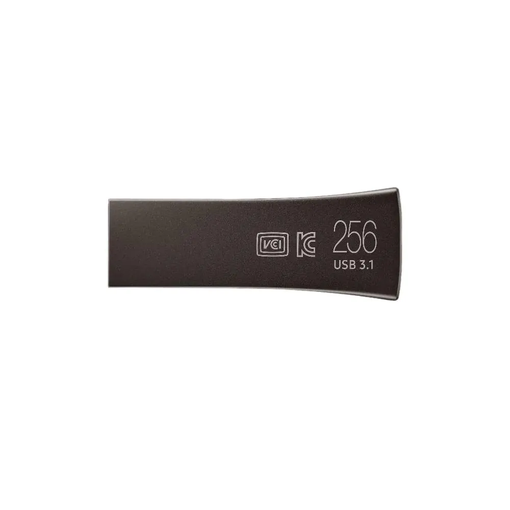 USB памет Samsung BAR Plus, 256GB, USB-A, Titanium Gray, (35937389)