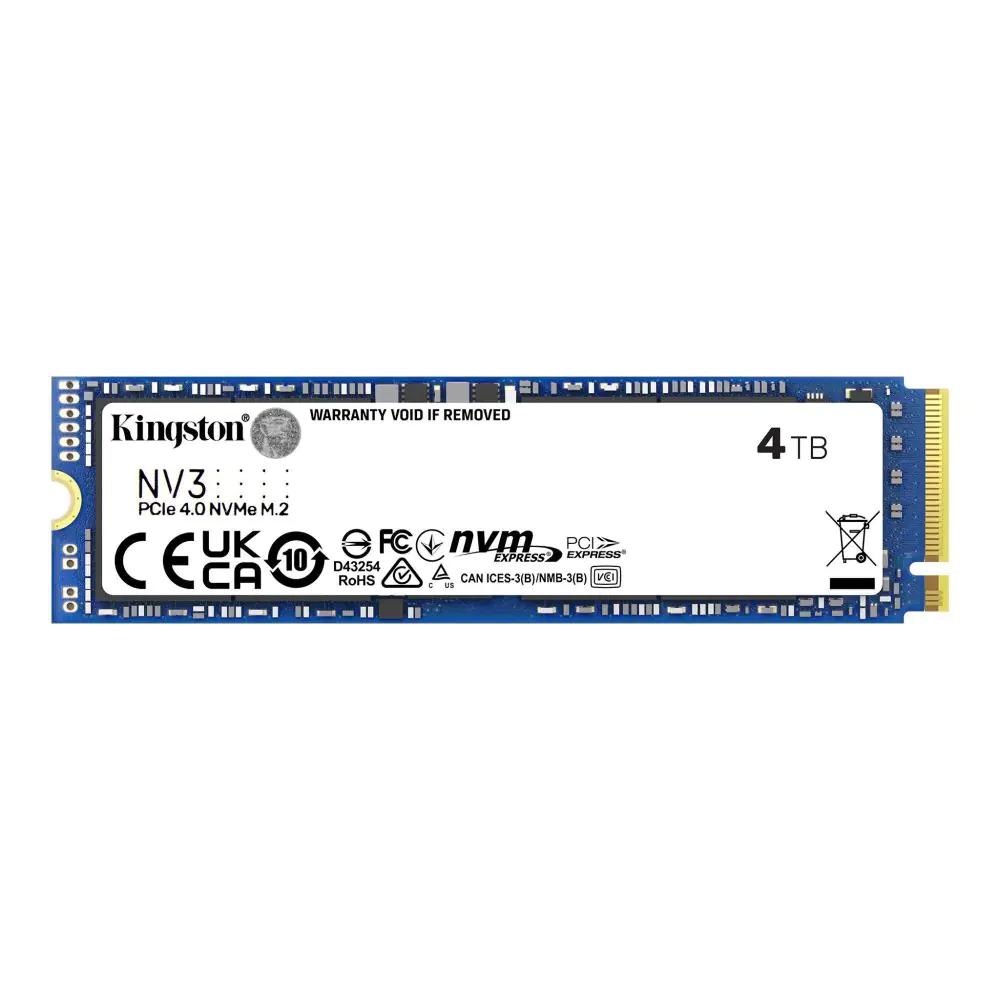 SSD KINGSTON NV3 M.2-2280 PCIe 4.0 NVMe 4000GB, (35938470)