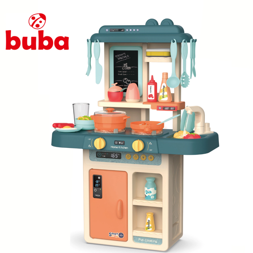 Детска кухня Buba Home Kitchen, 36 части, 889-169, синя, (14898)