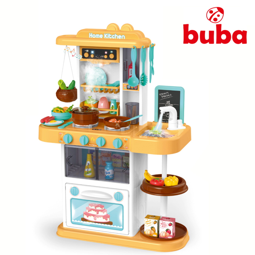 Детска кухня Buba Home Kitchen, 43 части, 889-163, оранжева, (14902)