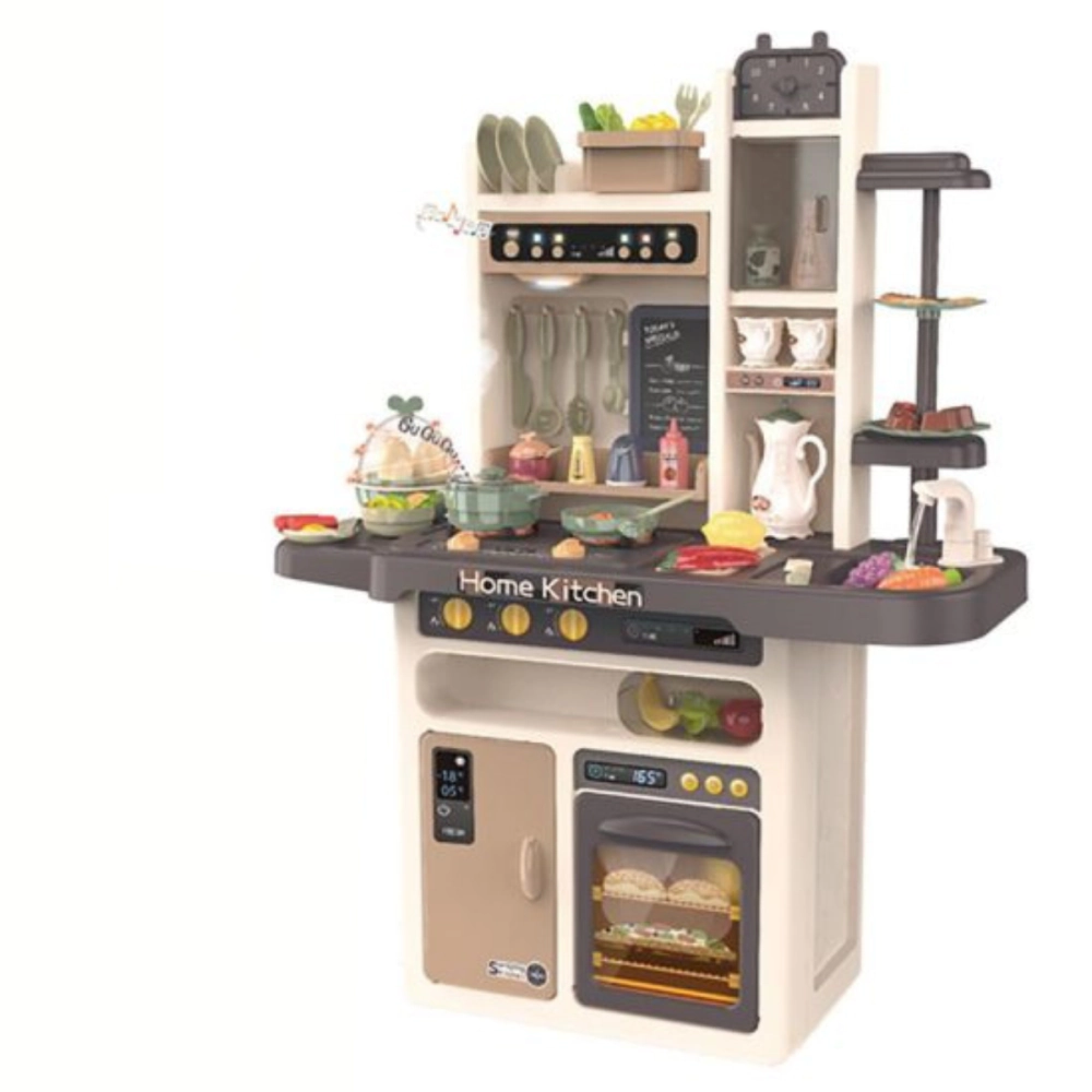 Детска кухня Buba Modern Kitchen, 65 части, 889-211, сива, (14888)
