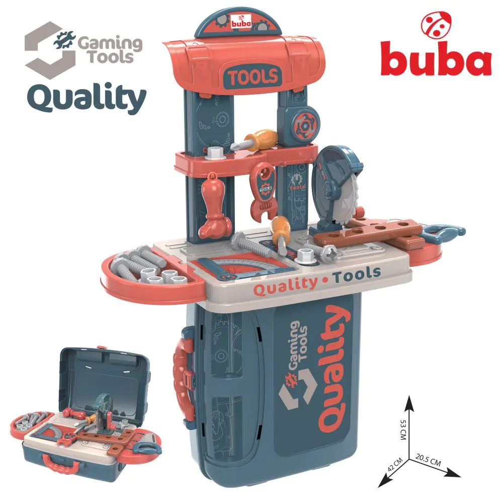 Детски комплект инструменти Buba Tool Quality 008-972, Куфар, (15277)
