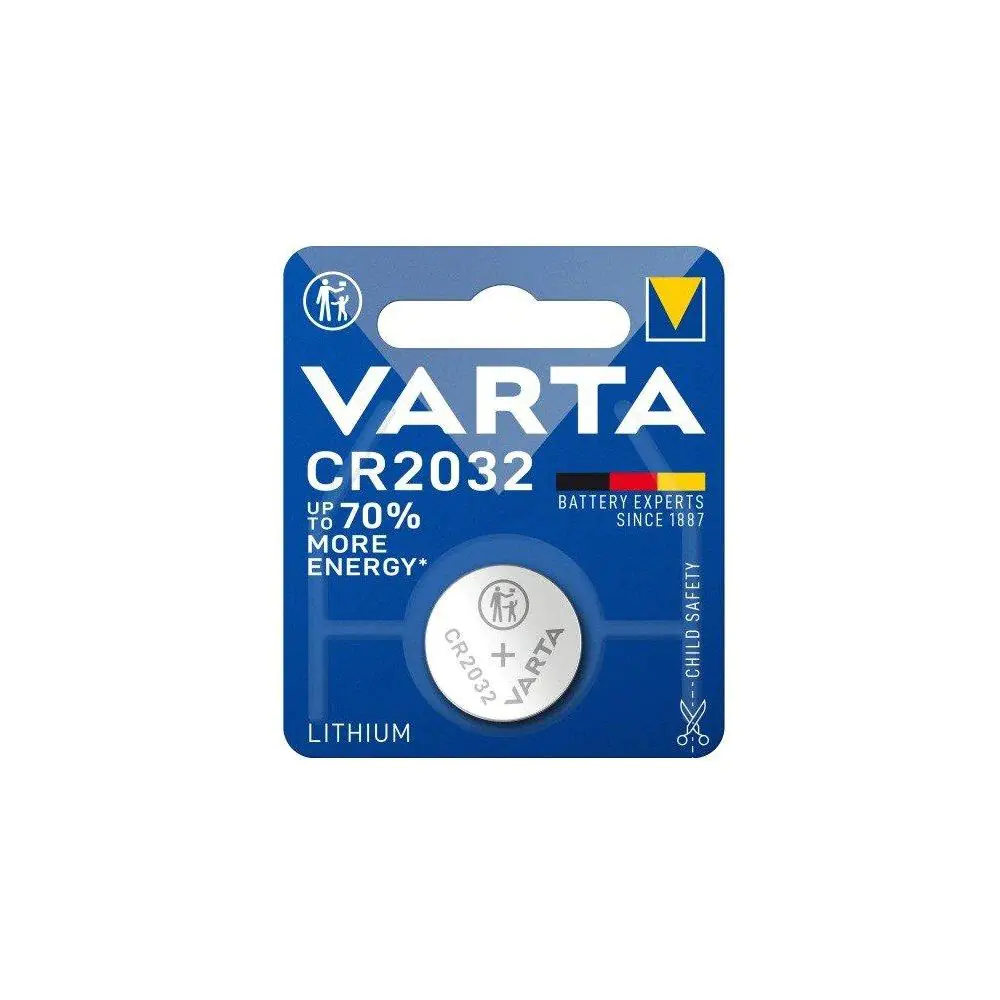 Бутонна батерия литиева VARTA CR2032 3V  1 бр. в блистер, (35936563)