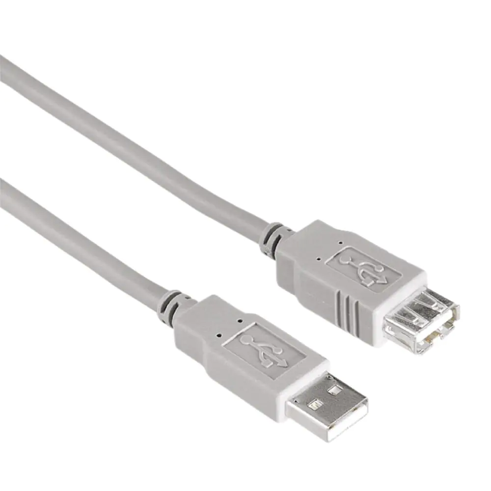 Удължителен кабел HAMA, USB-A женско - USB-A мъжко, 1.5 м, булк опаковка, (35934070)