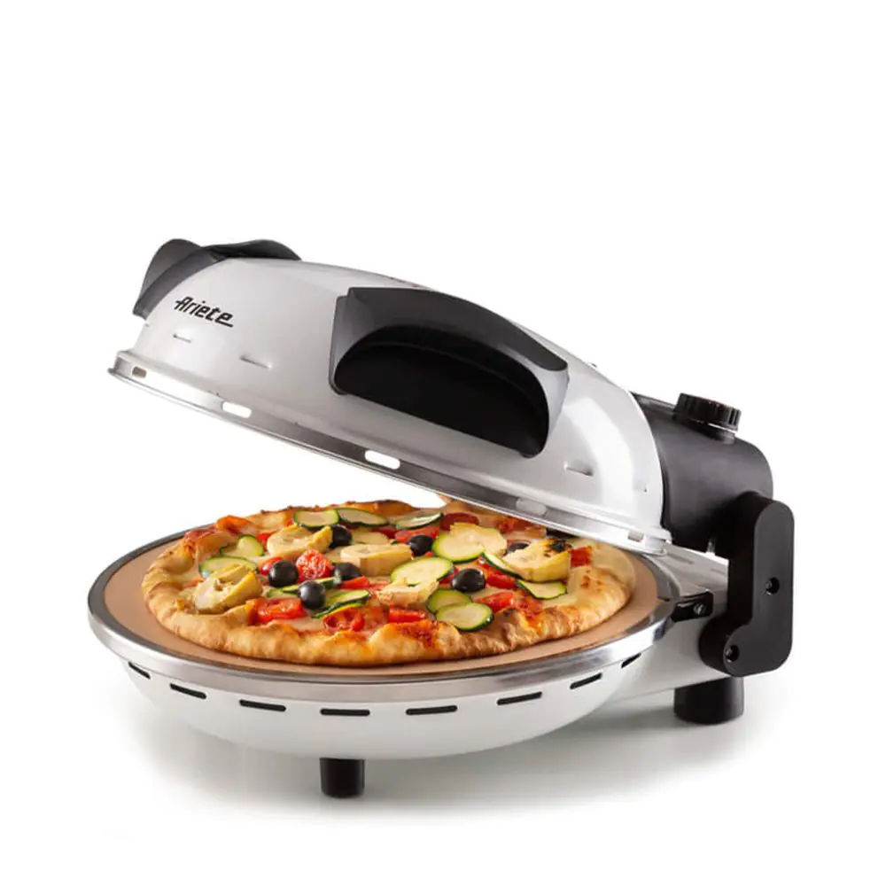 Електрическа фурна за пица с каменна плоча "PIZZA ЗА 4 МИНУТИ" - White, ARIETE 00C091800AR0, (35945801)
