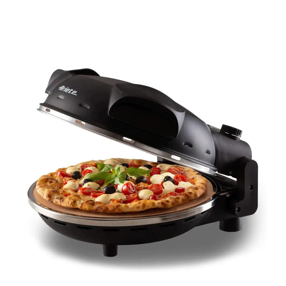 Електрическа фурна за пица с каменна плоча "PIZZA ЗА 4 МИНУТИ" - Black, ARIETE 00C091700AR0, (35945800)