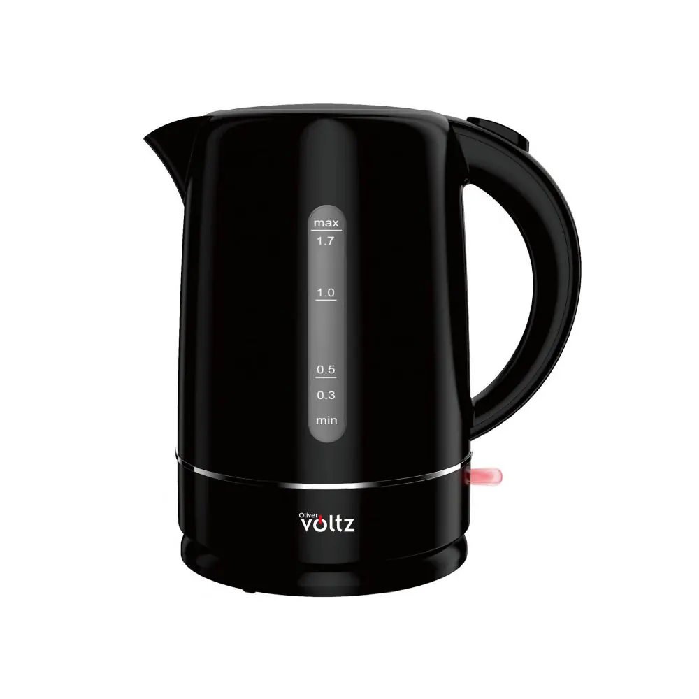 Електрическа кана Oliver Voltz Daisy OV51230W, 2200W, 1.7 л, Автоматично изключване, Черeн, (35940328)