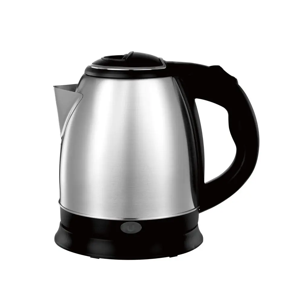 Електрическа кана Rosberg R51230J, 1500W, 1L, Защита, Инокс/черен, (13098)