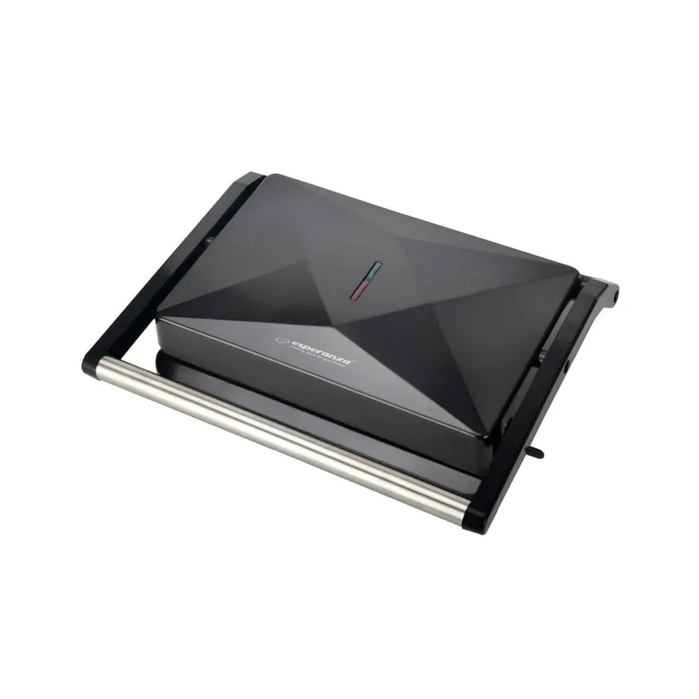 Електрическа скара Esperanza EKG013, 850W, 23х14.5см, Керамично покритие, Черен, (35945670)