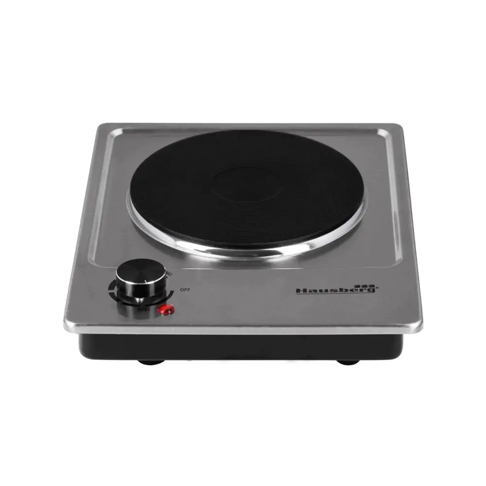 Електрически котлон Hausberg HB-546, 1500 W, 18.5 см, Опция за вграждане, Инокс, (99999HB546)
