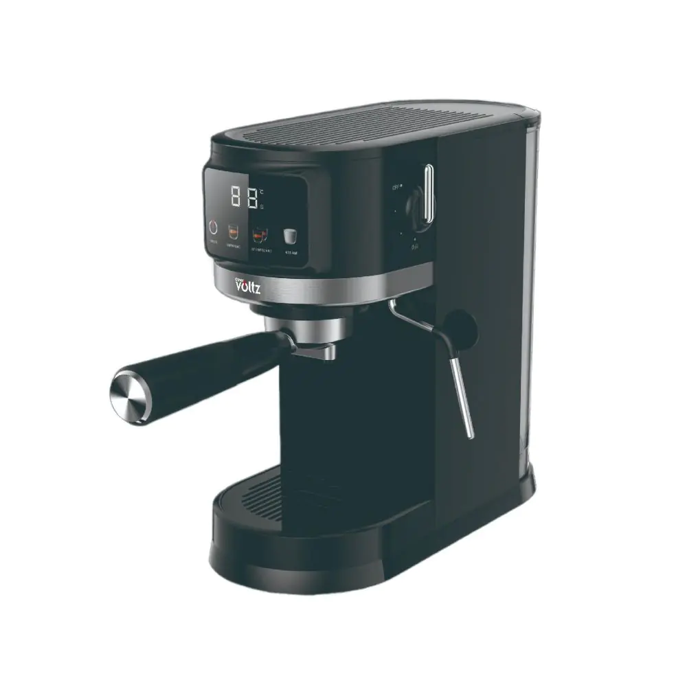 Еспресо машина Oliver Voltz OV51171O, 1575 W, 20 бара, Крема диск, LED дисплей, Черен, (35946308)