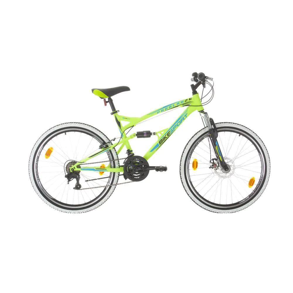 Велосипед Bikesport, PARALAX 26", F.DISC Планински велосипед FULL SUSPENSION, 28072