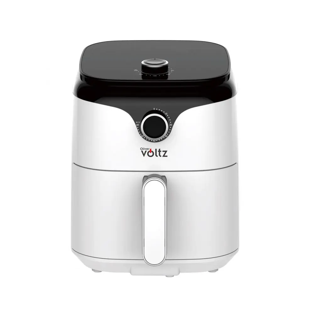 Фритюрник с горещ въздух AirFryer Oliver Voltz OV51980V, 1400W, 3.5L, Таймер, 80-200C, Бял, (35922502)