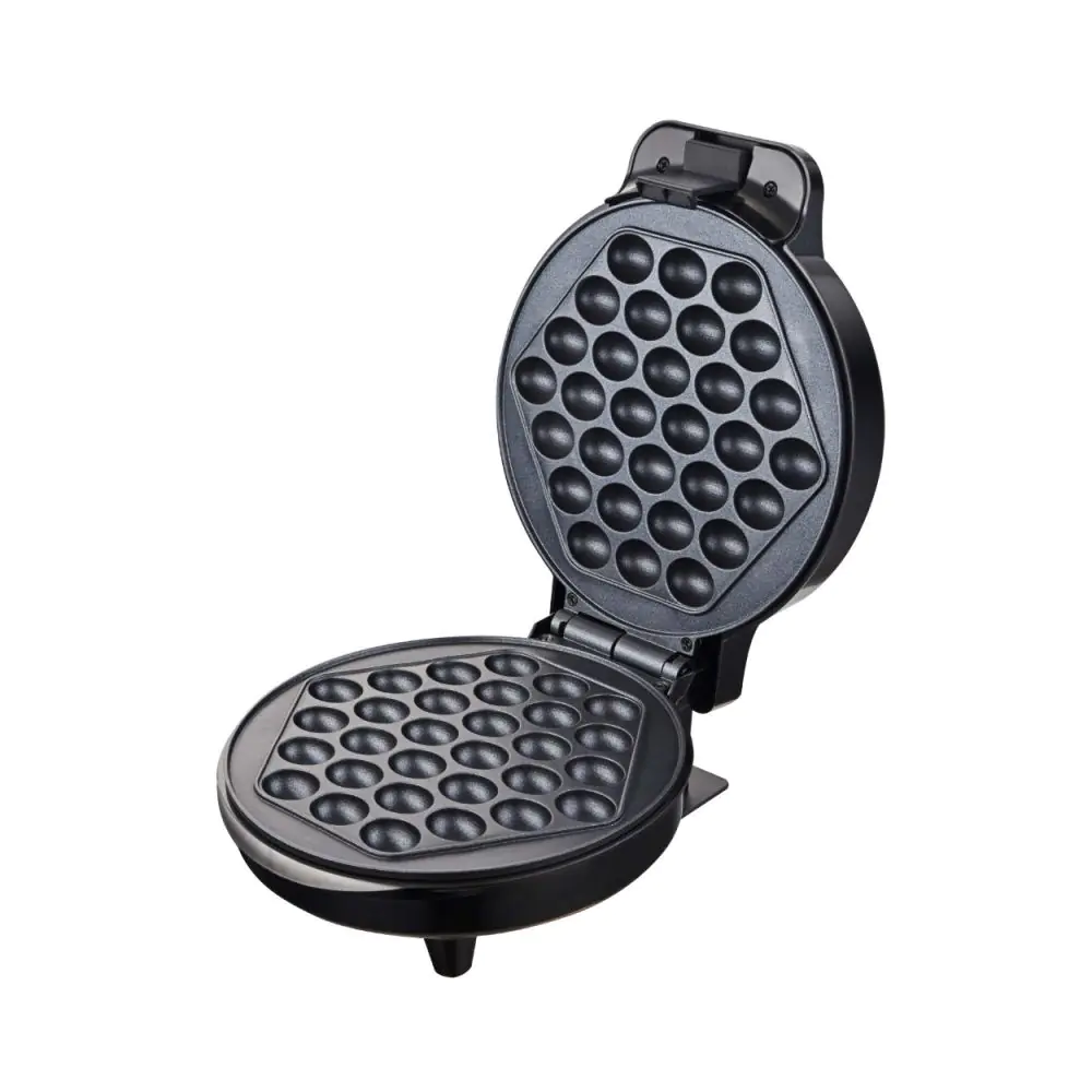 Гофретник бъбъл Rosberg R51442H, 1000W, Bubble гофрета, Незалепващ, Черен, (17642)