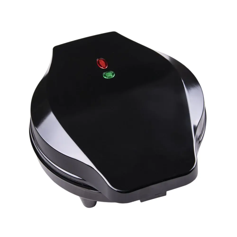 Гофретник Rosberg R51442GB, 1200W, Форми - сърца, Незалепващ, Черен, (55R51442GB)