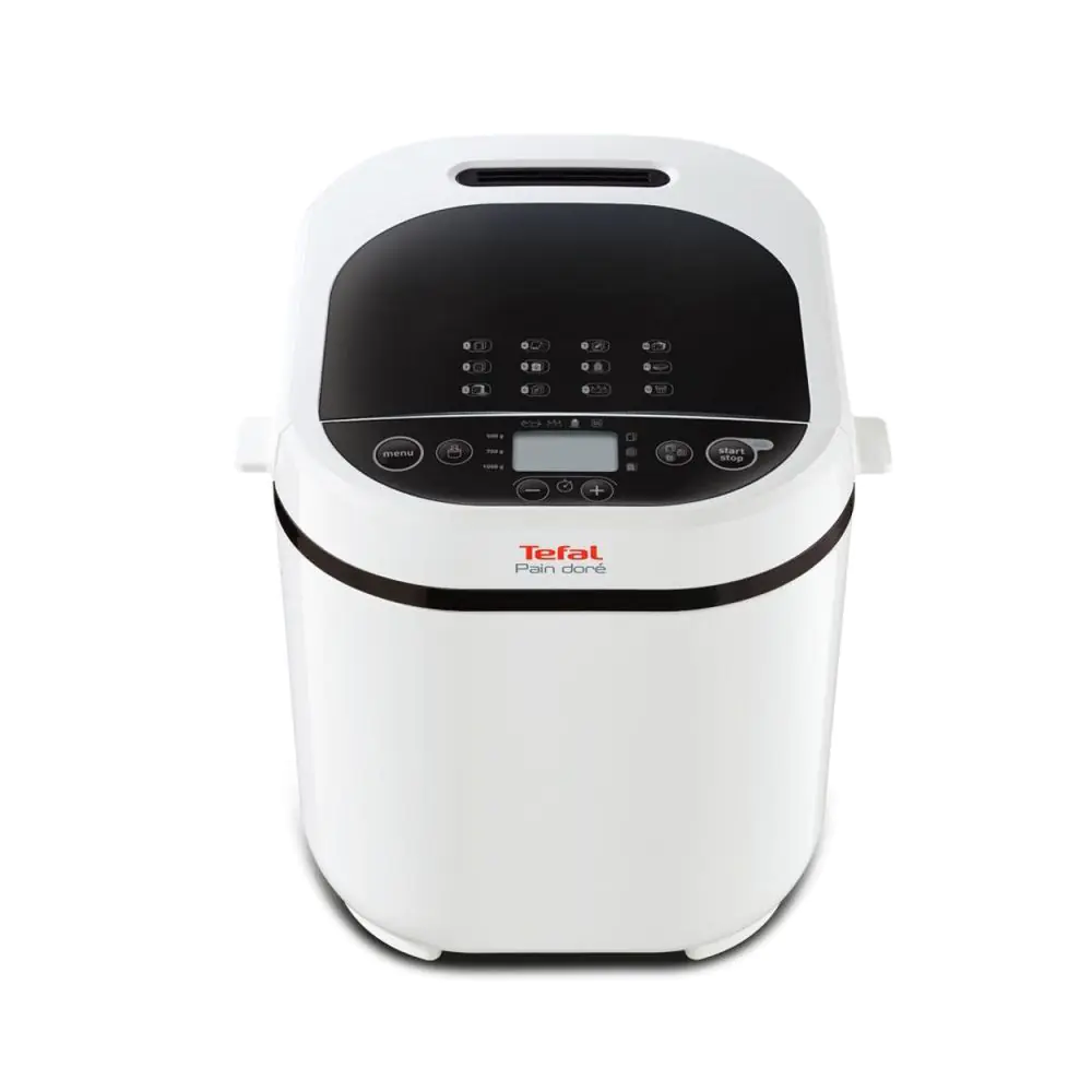 Хлебопекарна Tefal Pain Dorе PF210138, 700W, 1000/750/500 гр., 3 степени на изпичане, 12 Програми, Бял, (17462)