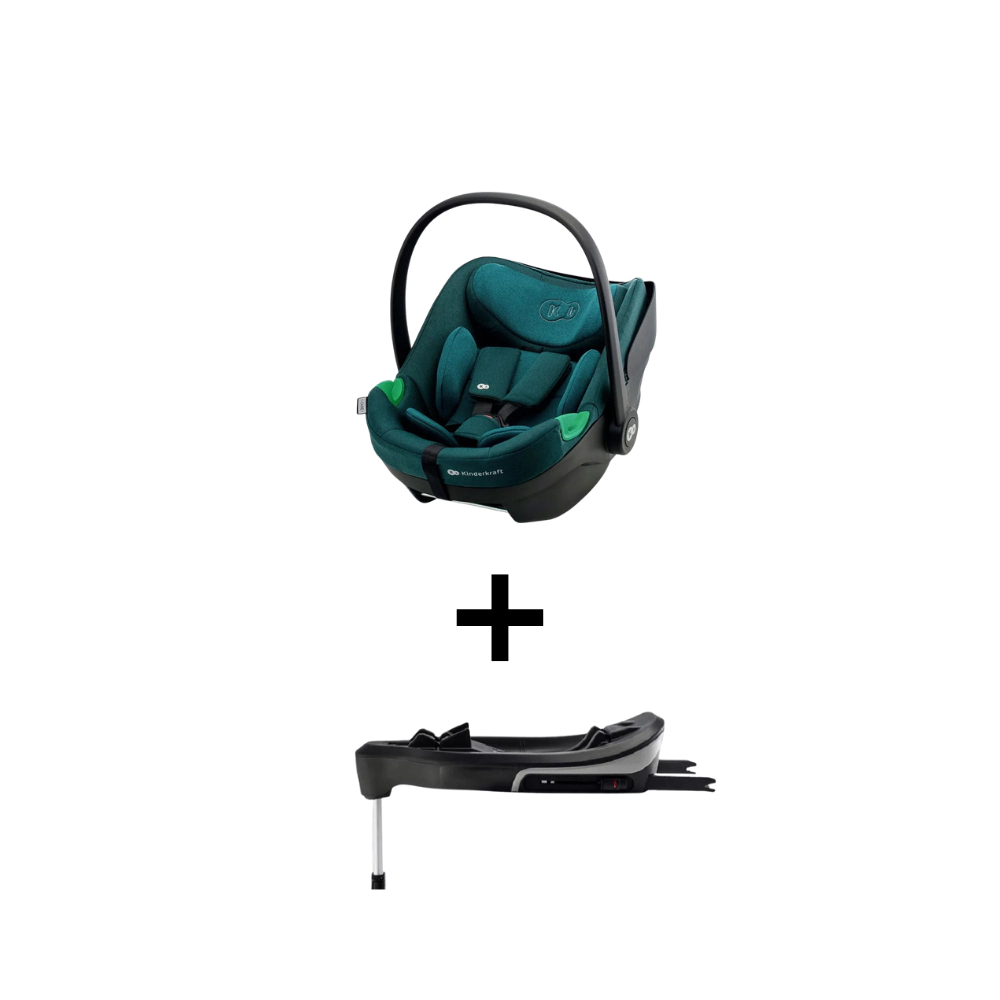 KinderKraft кошче за кола I-Care Harbor Blue + Isofix база, (35948393)