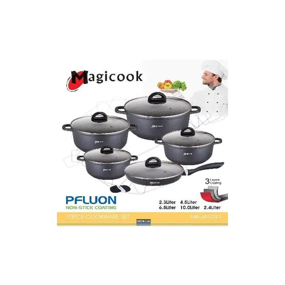 Комплект тенджери MAGICOOK MK-JA1091 10 части (35944499)