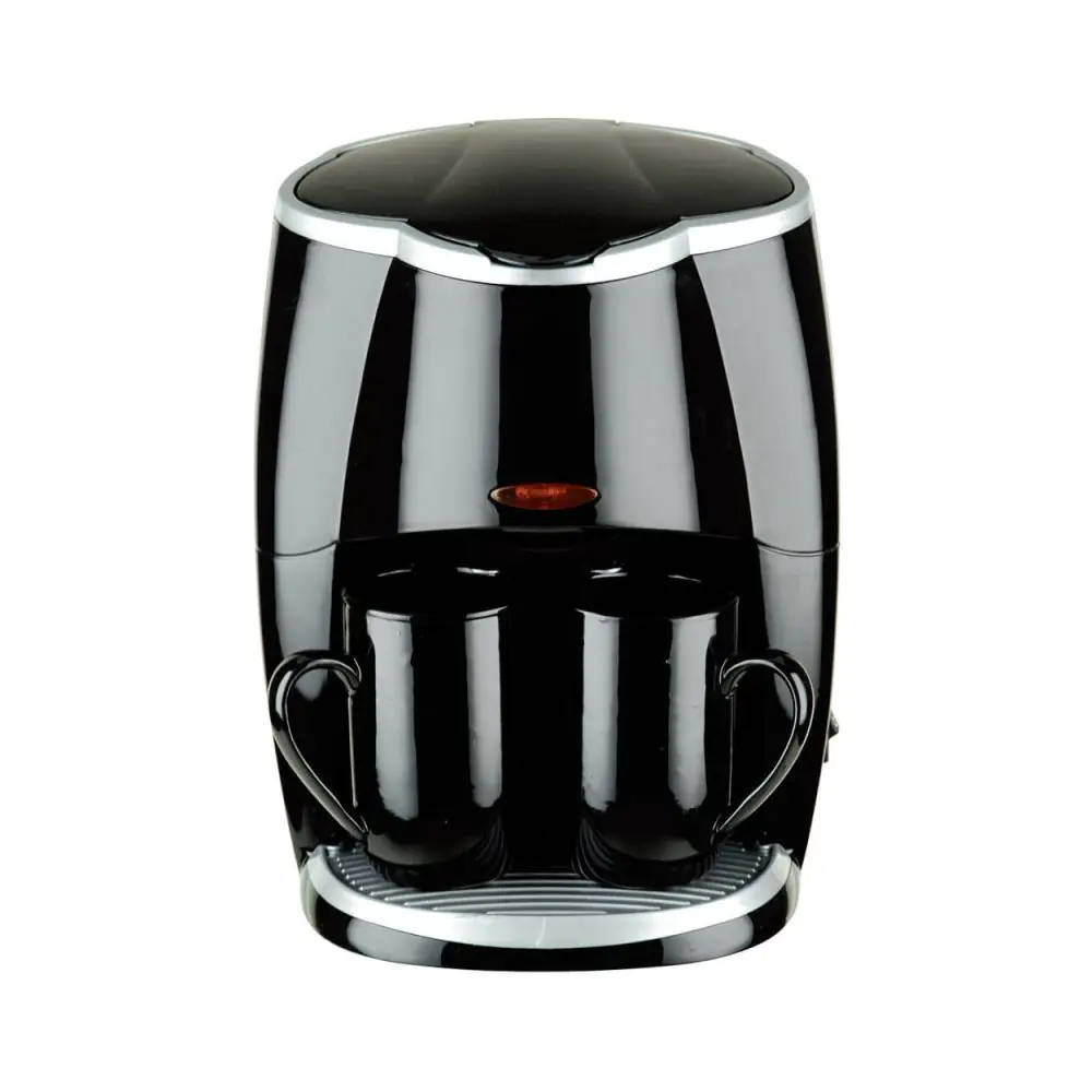 Кафемашина за шварц кафе с 2 чаши Rosberg R51170A, 450W, 250 ml, Авт. изключване, Черен, (11254)